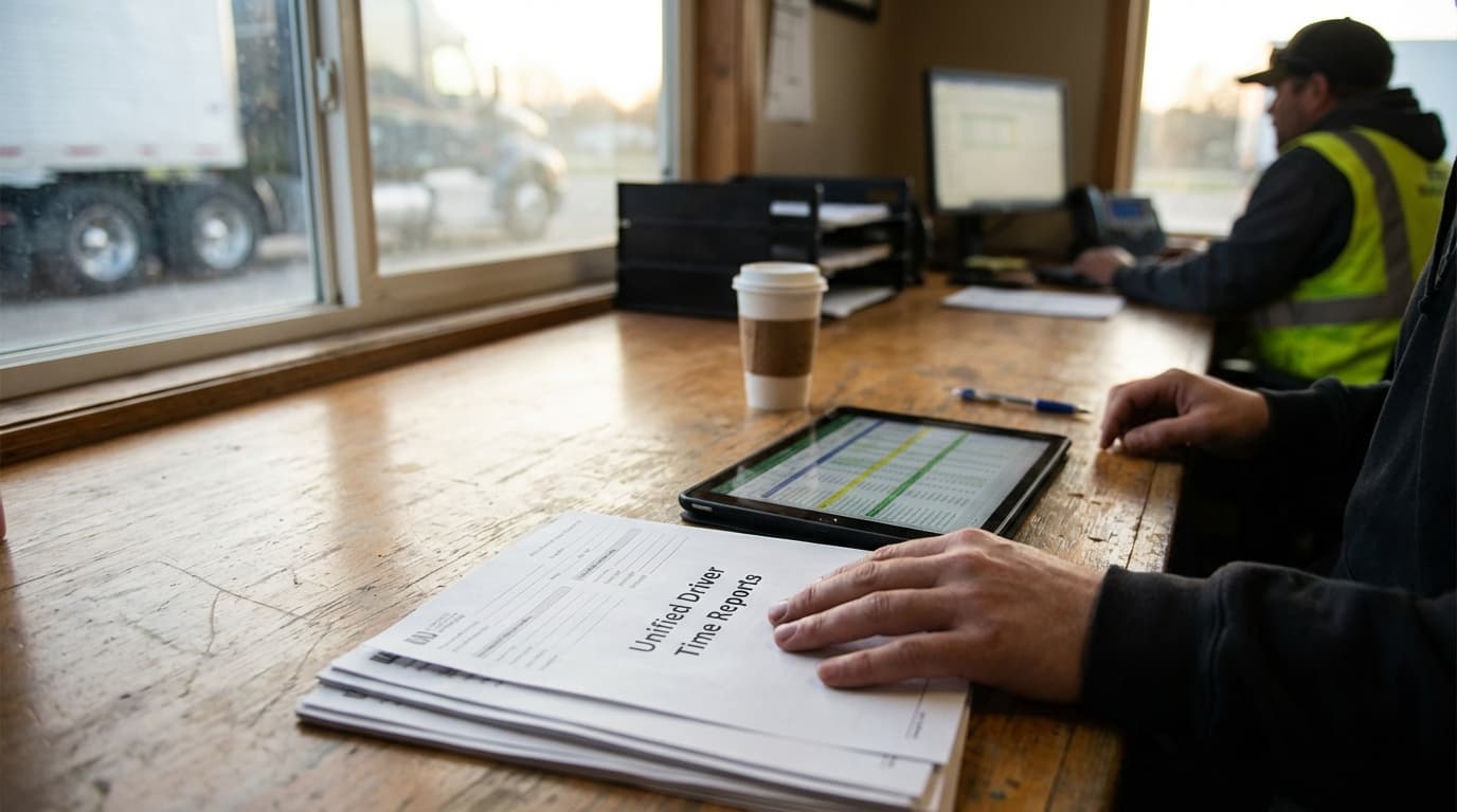 Co dają ujednolicone raporty czasu pracy kierowców