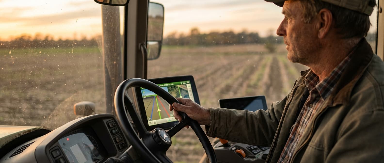 Wpływ autosterowania na jakość siewu i plonów.